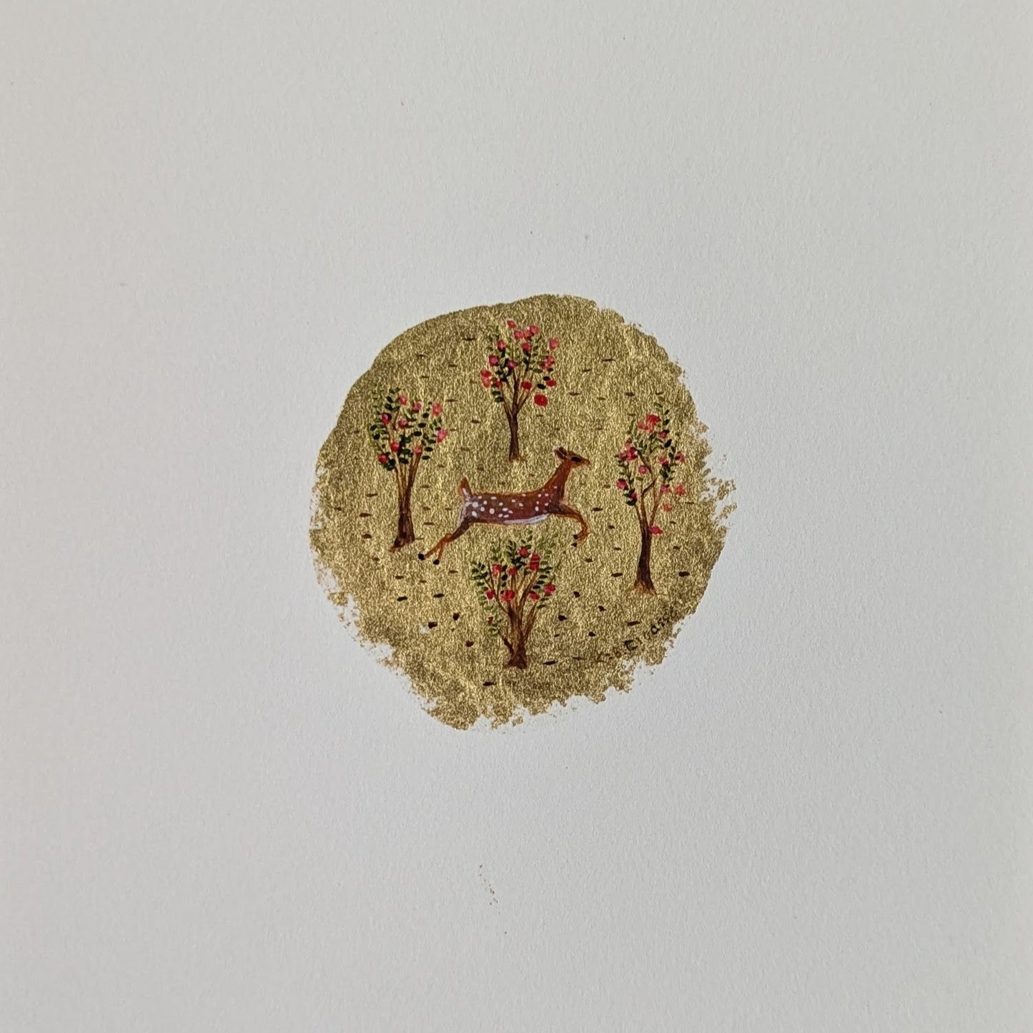 Leaping Fawn (framed)