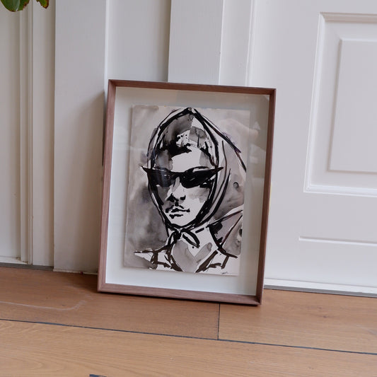 3 Sisters blk (Framed)