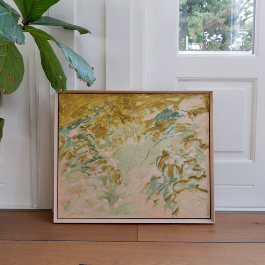 A bodys encounter with gravity (framed)