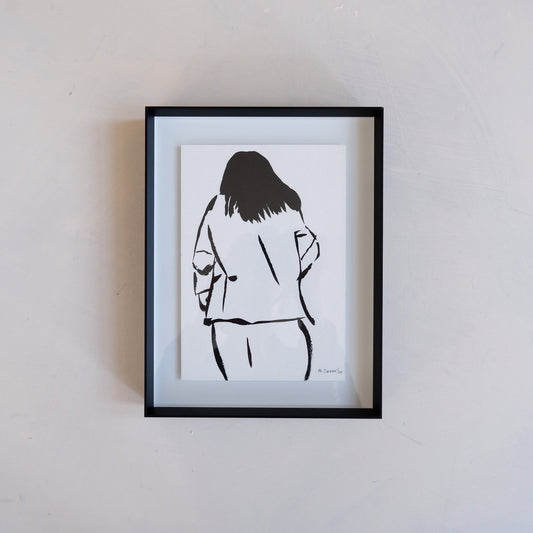 A walk down Adderley street (framed)