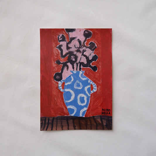 Black in Blue (Framed)