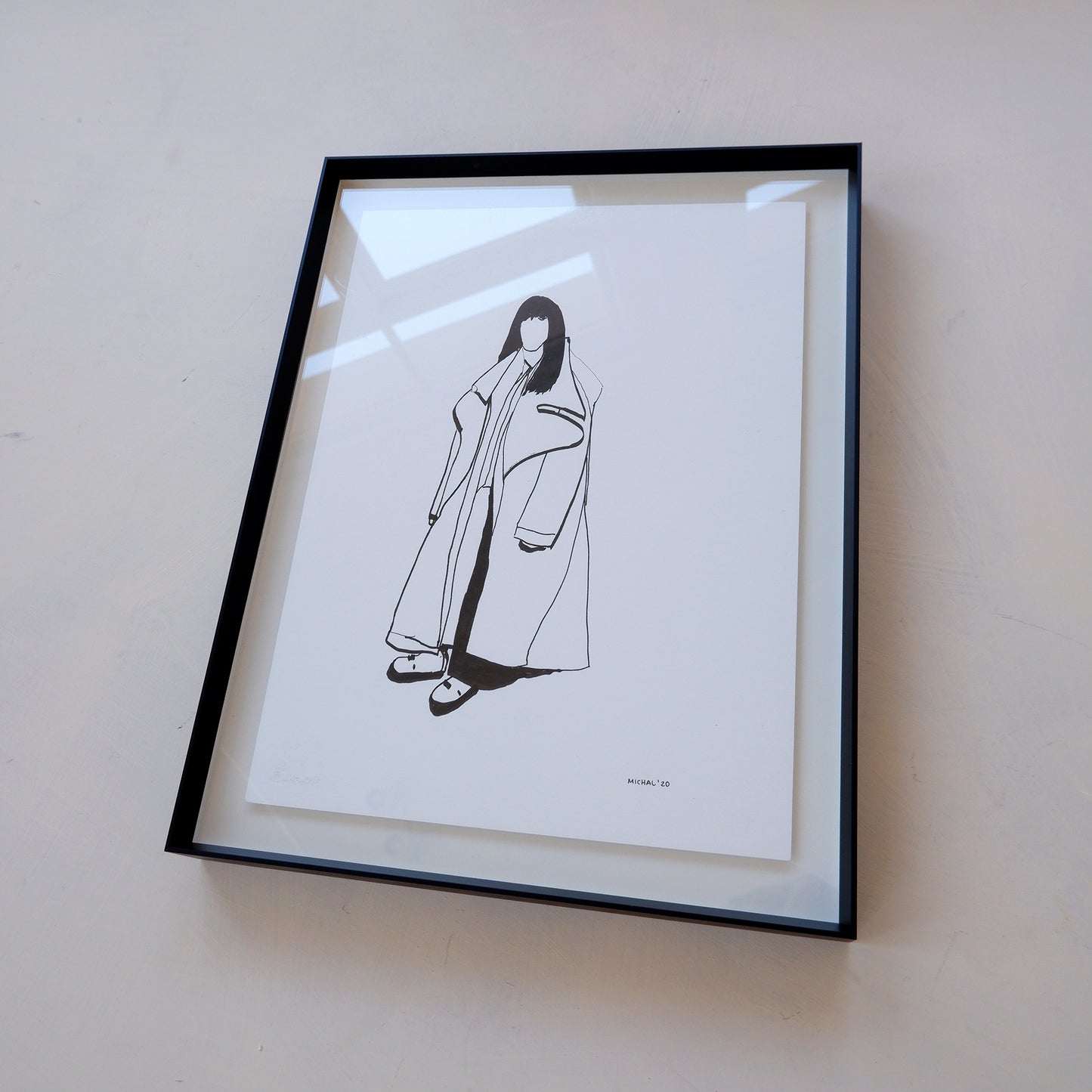 Blogging Royalty (framed)