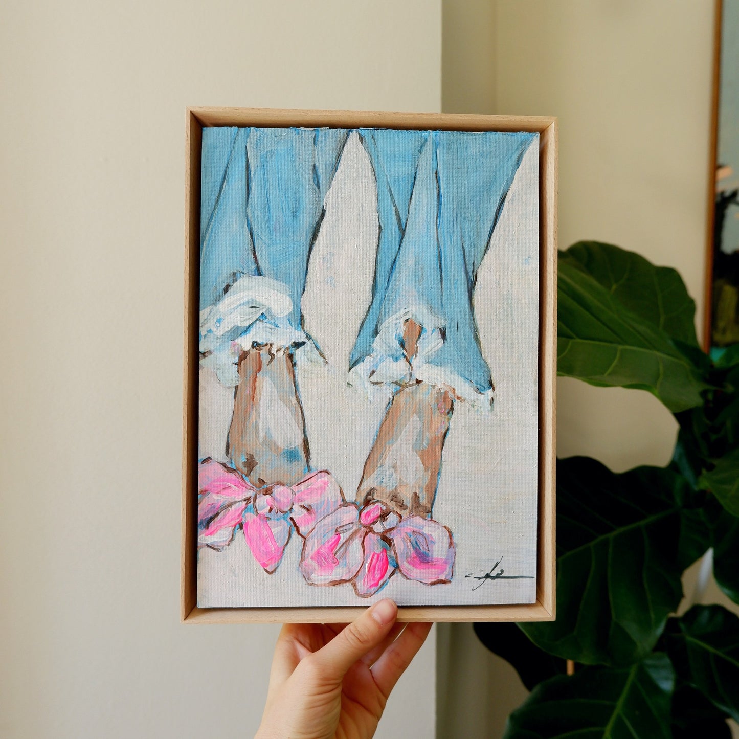 Blue Jeans (Framed)