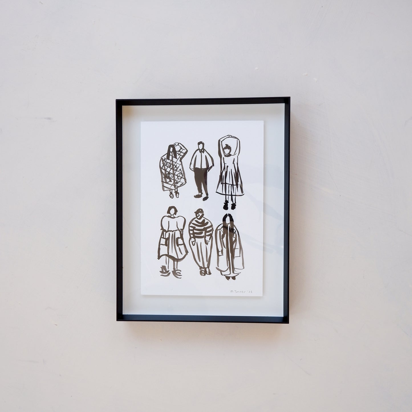 Copenhagen street sketches (framed)