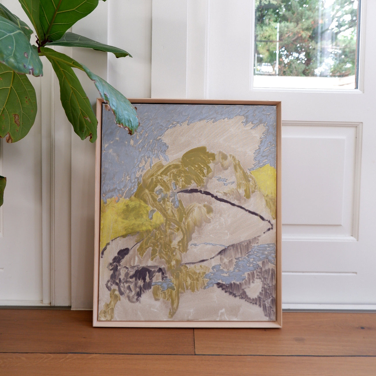 Slipped under Summer's tongue (framed)