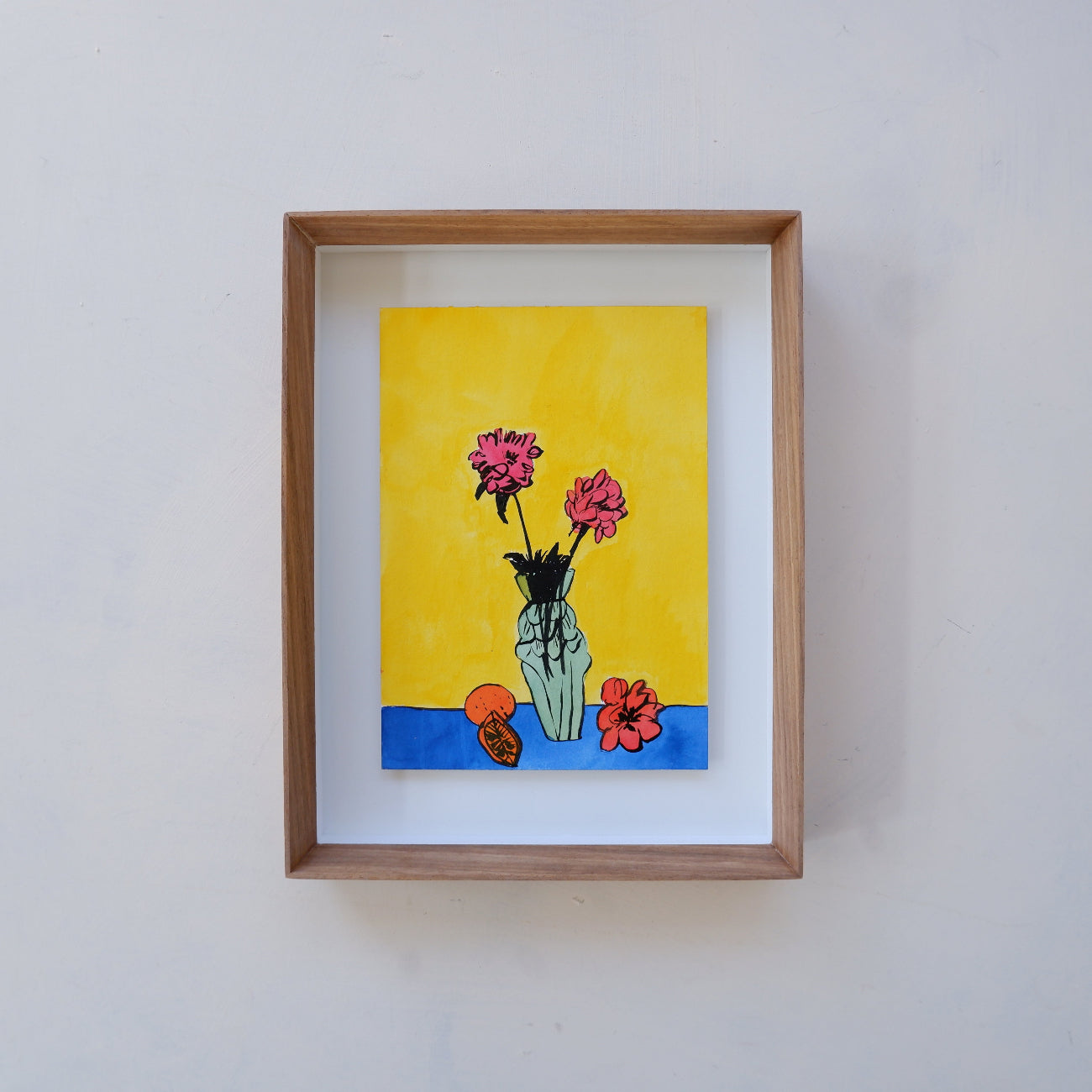 Flowers for my bedside table (Framed)