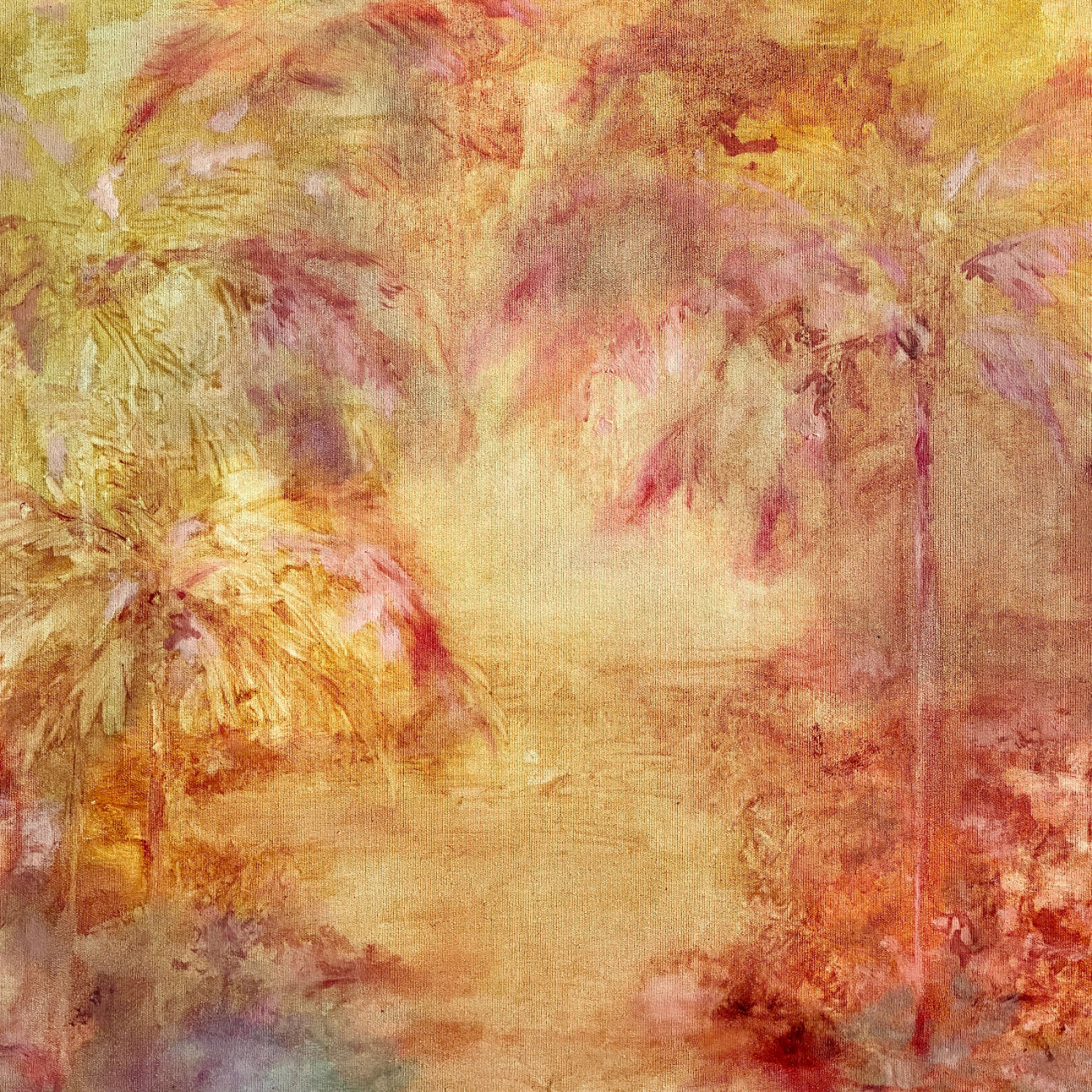 As the sun goes, the forest speaks (Framed)