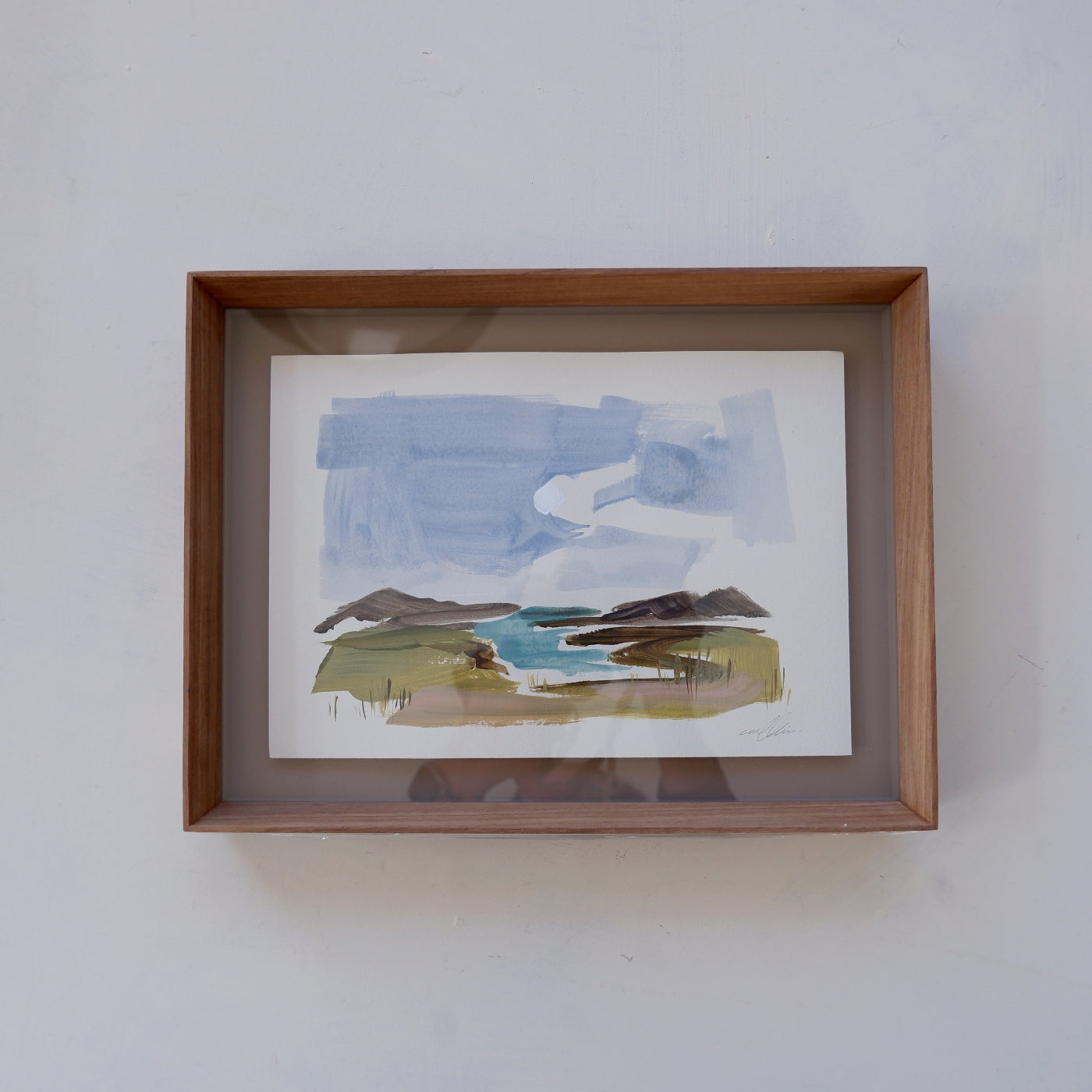 In a blue moon (framed)