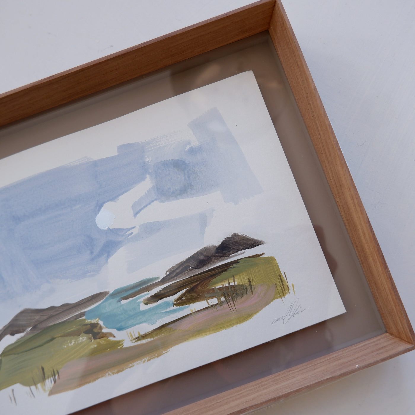 In a blue moon (framed)