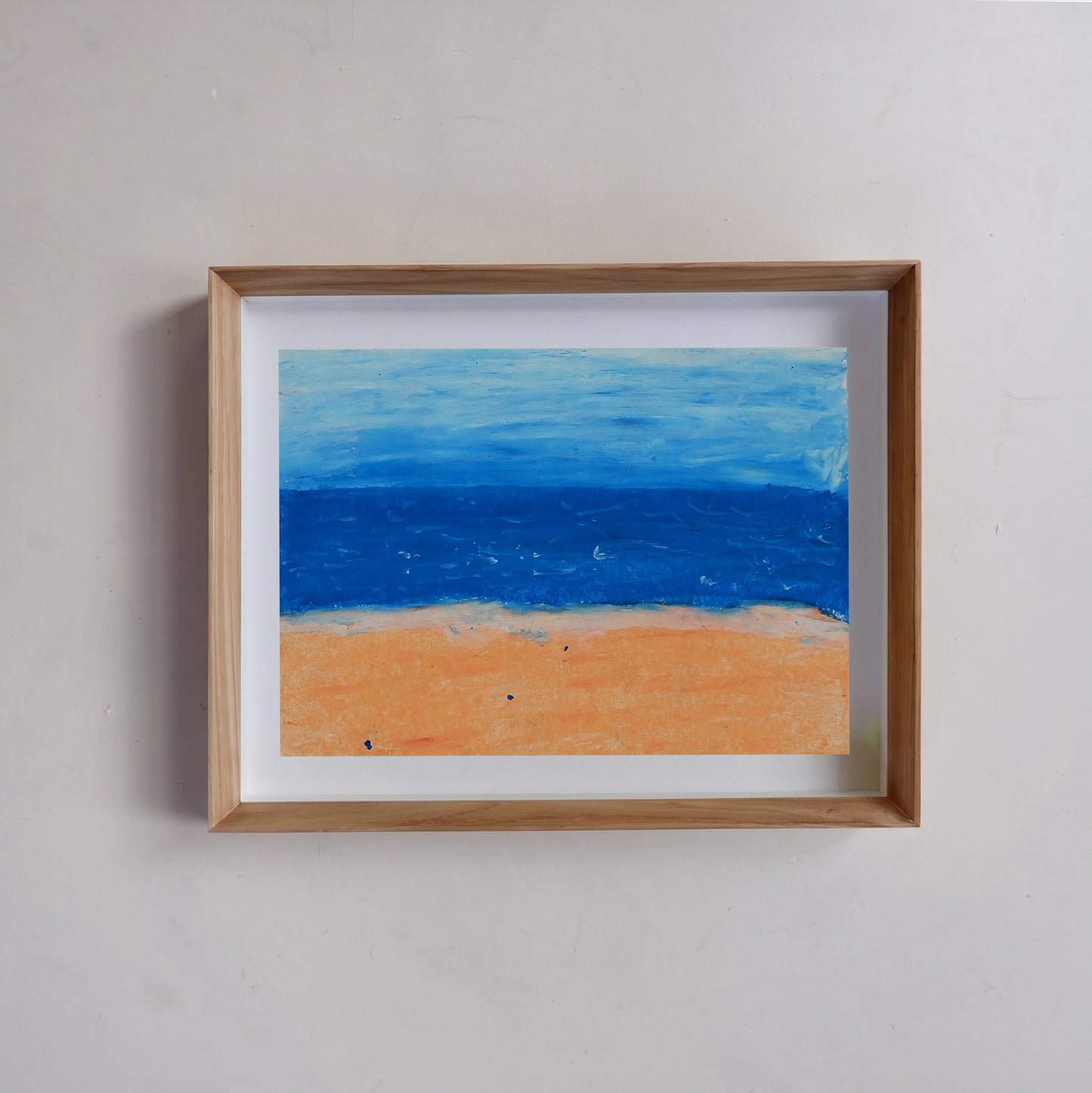 The beach (framed)