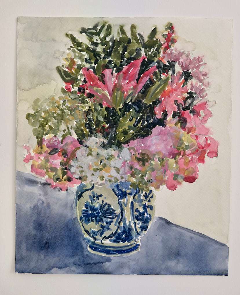 Krismisrose uit Ma se Tuin (Framed)
