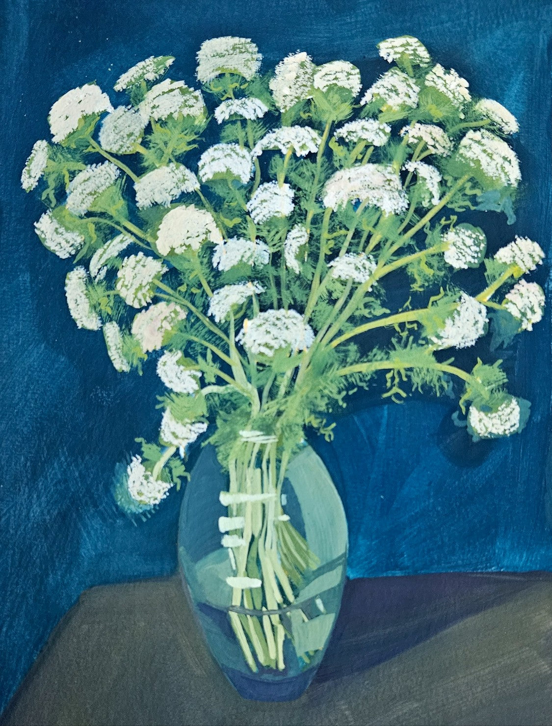 Lace Flowers II (framed)