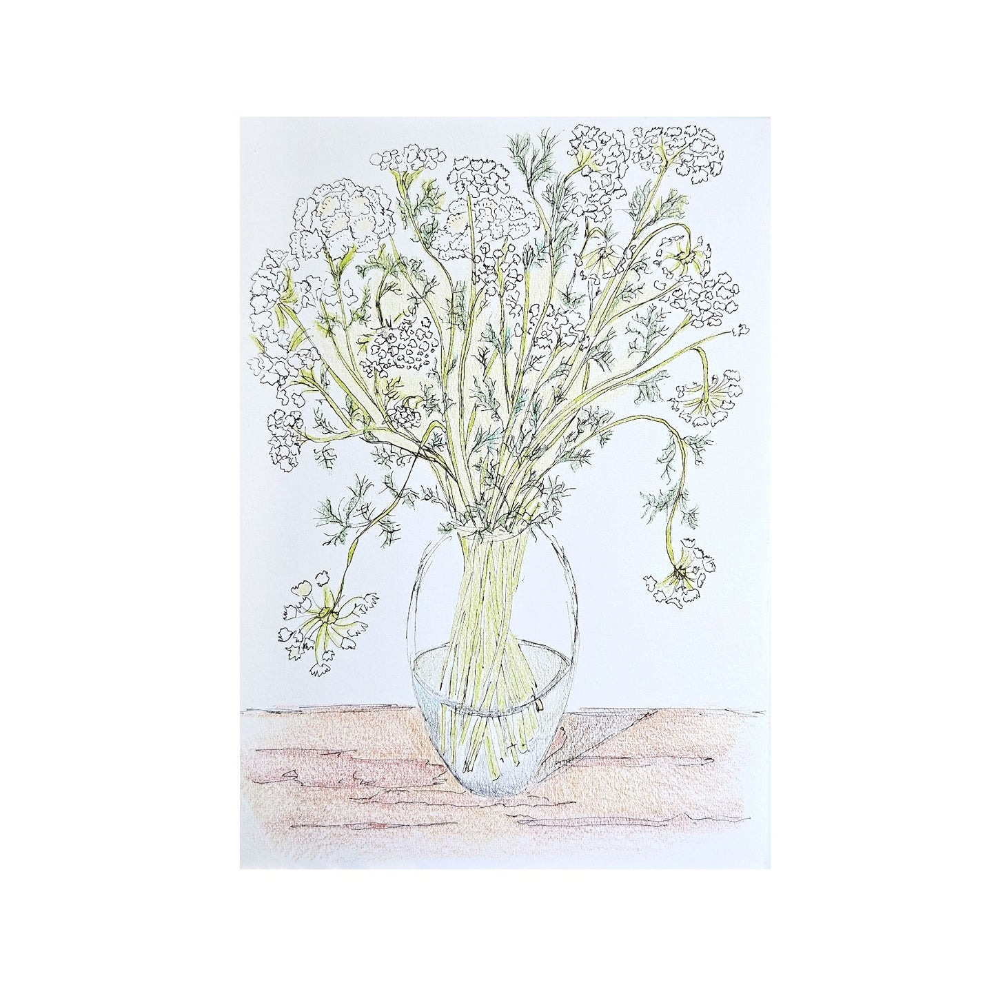 Lace Flowers I (framed)