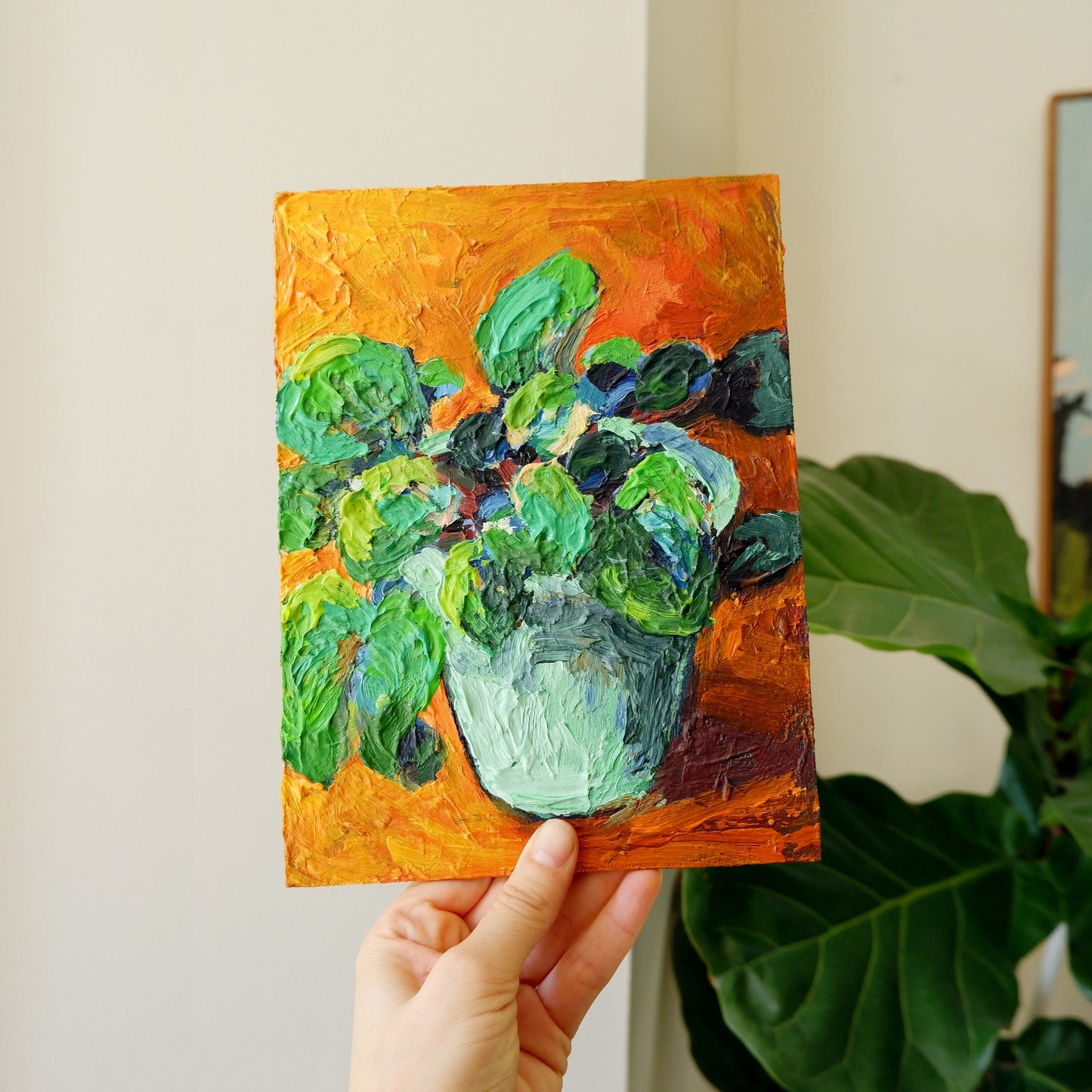 Non-violent Violet (framed)