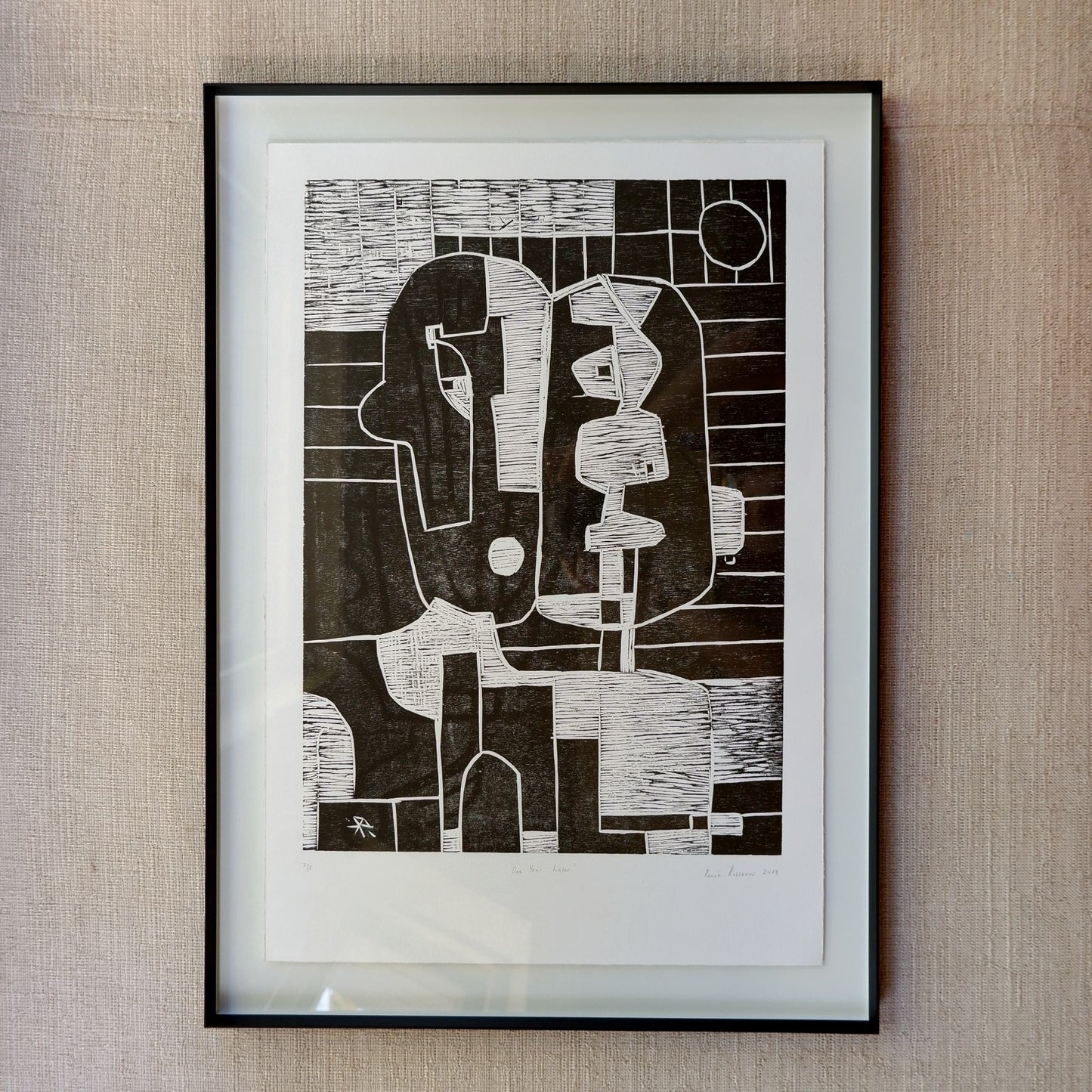 One Year Later (framed)
