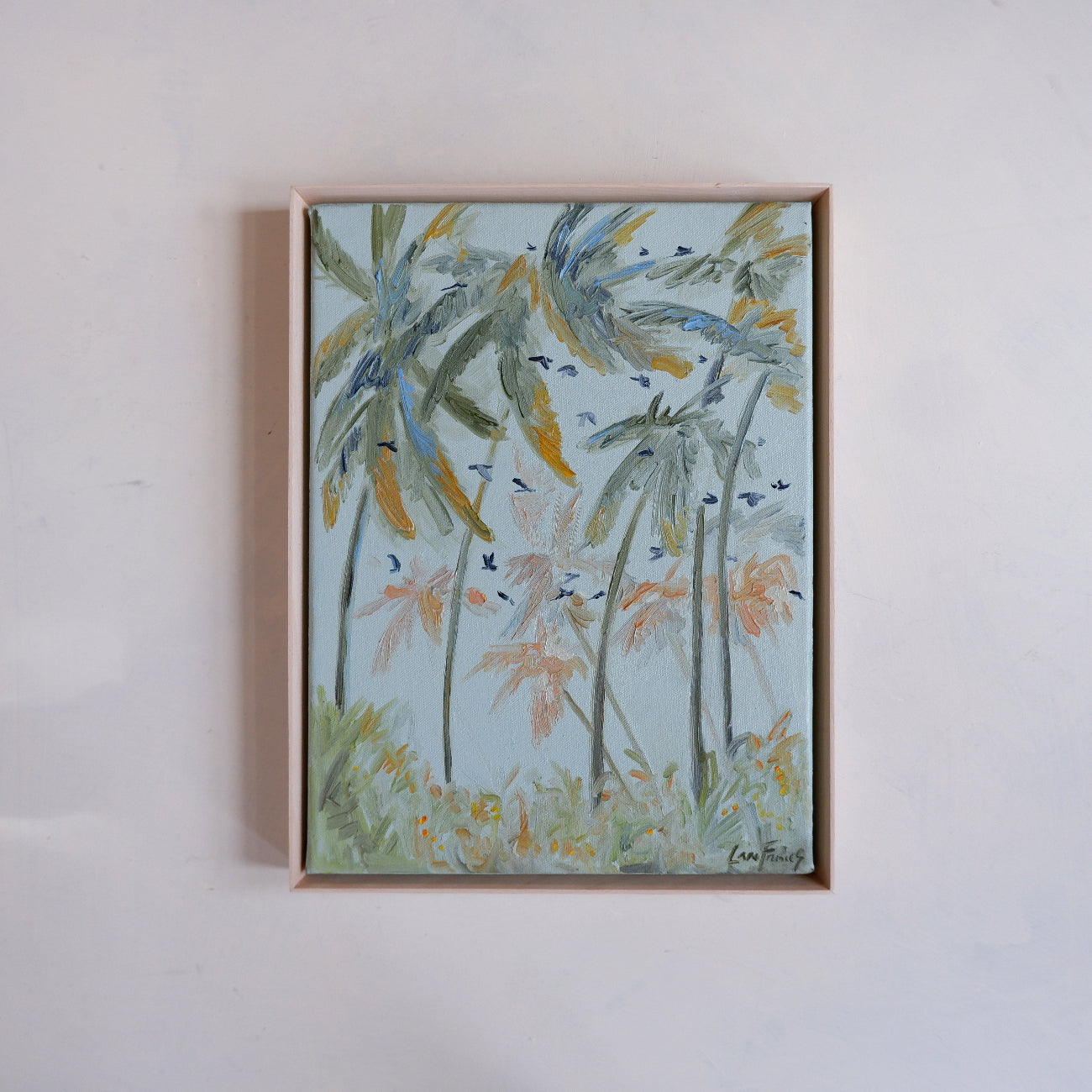 Pastel Palms (framed)