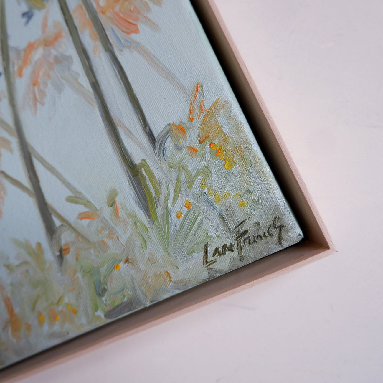 Pastel Palms (framed)