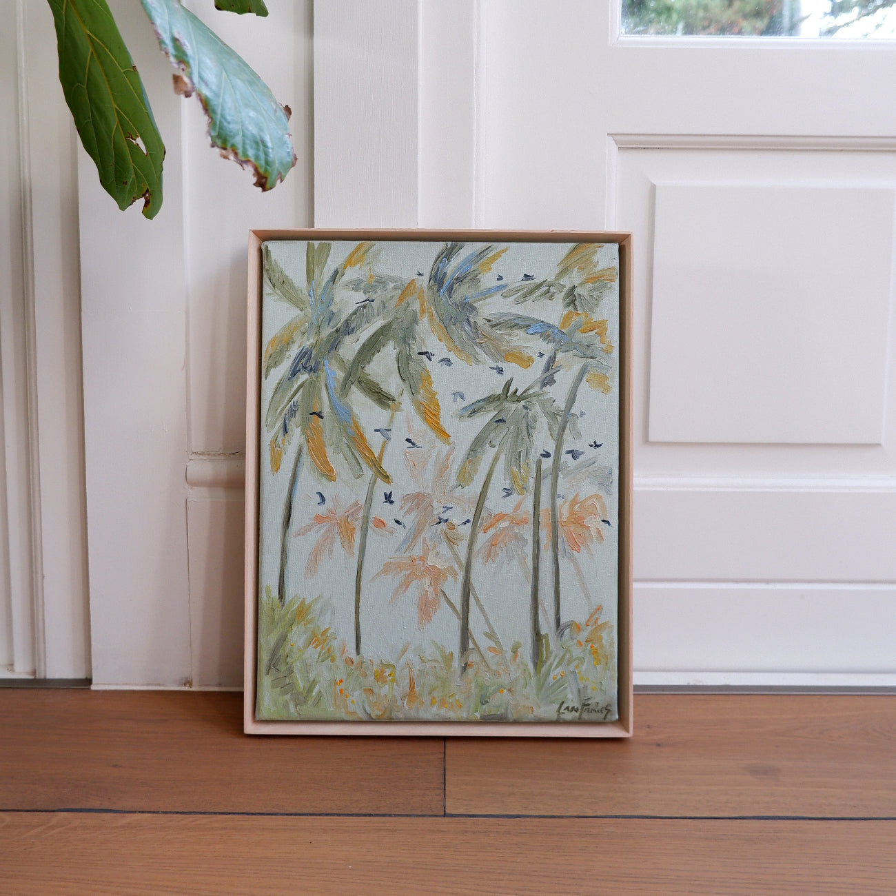 Pastel Palms (framed)