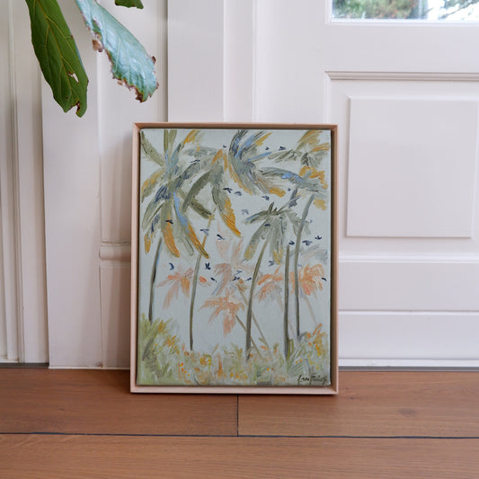 Pastel Palms (framed)