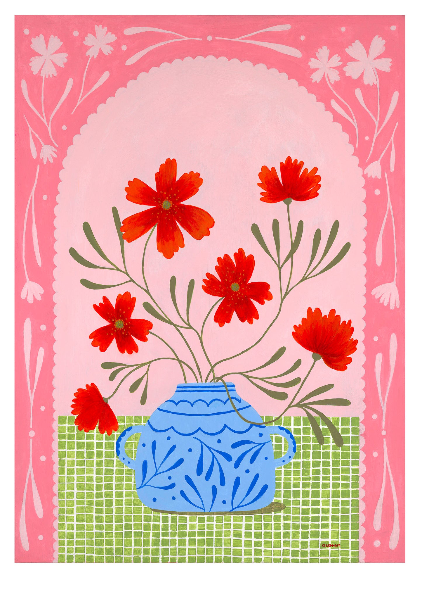 Window Dressing: A4 Fine art print (framed)