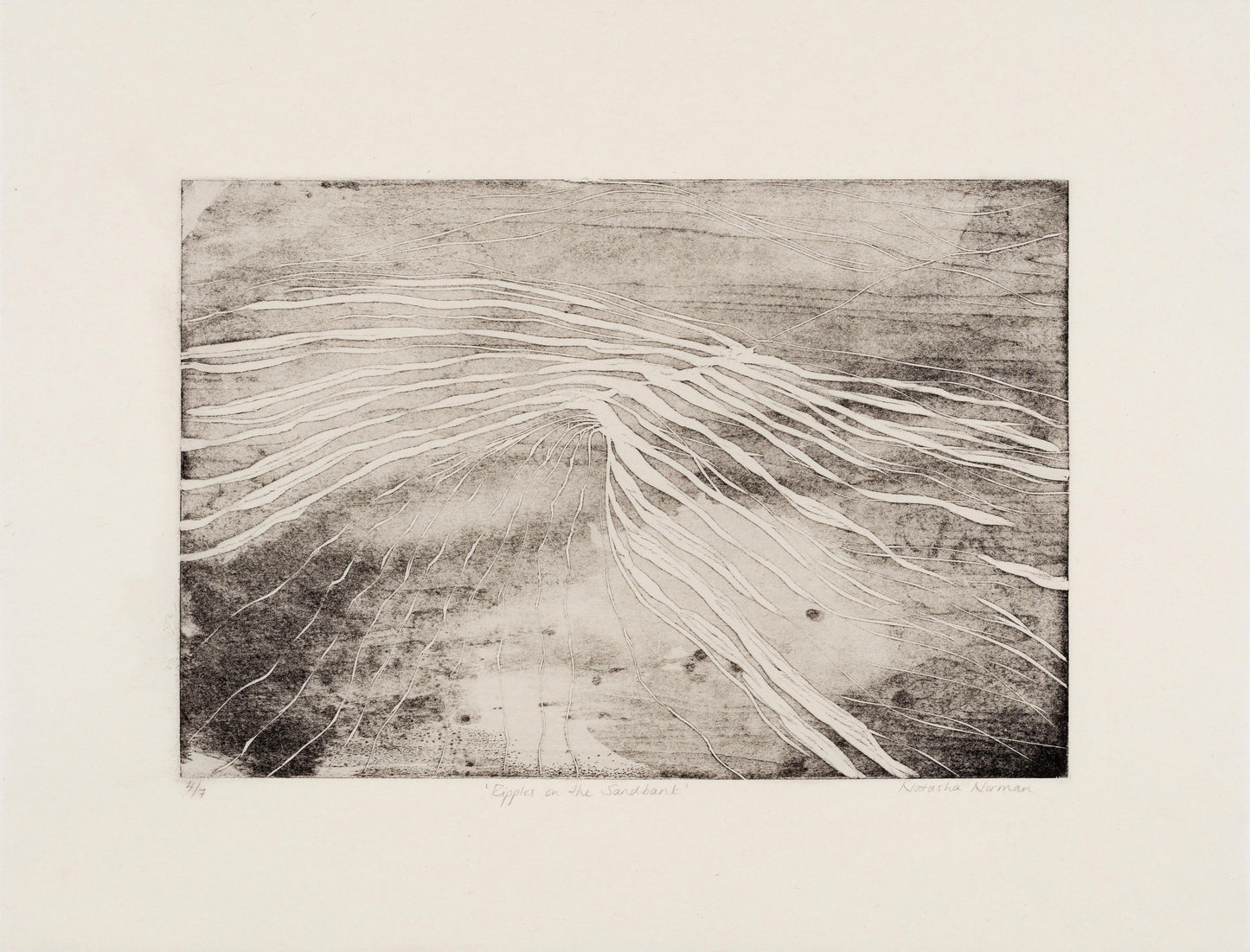 Ripples on the Sandbank (framed)