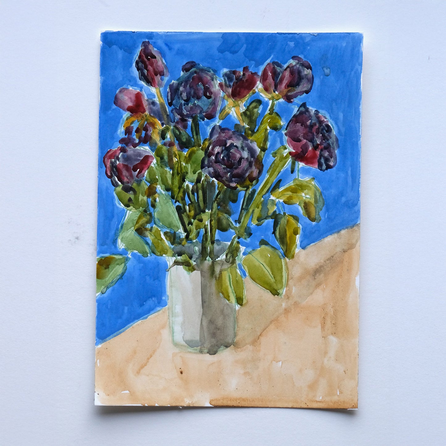 Sometimes, All You Need is a Little Bit of Blue (Framed)