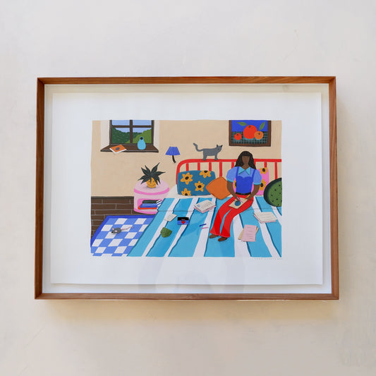 Head in the Clouds, Feet on the Ground (Framed)