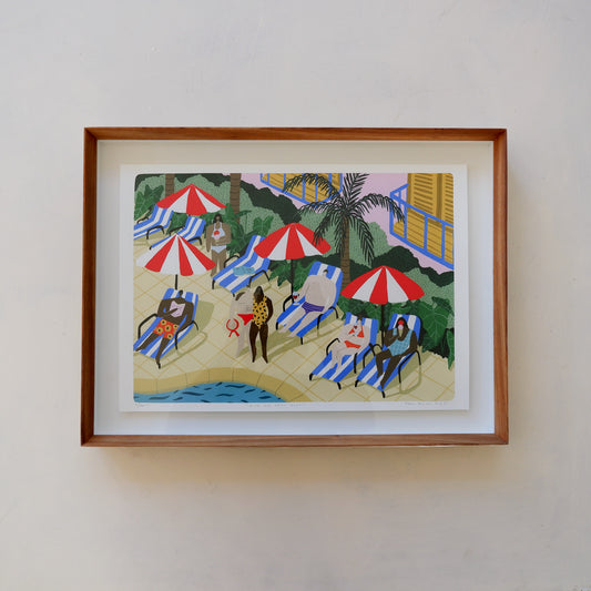 Wish You Were Here: Fine art print (Framed)