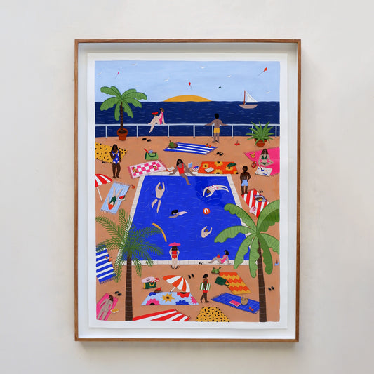 Making a Splash (Framed)