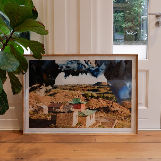 Buddhist Temple Ruins (Mongolia) (framed)