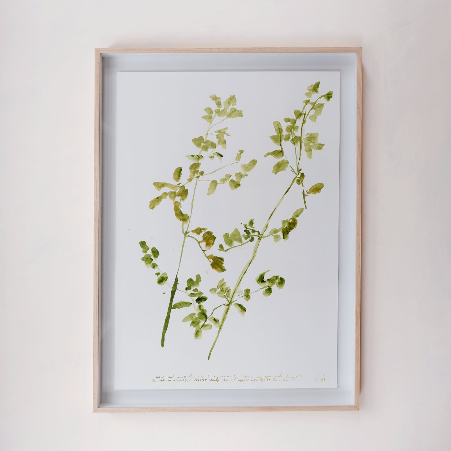 The talk:  Grow seeds well / How do you make bread (framed)