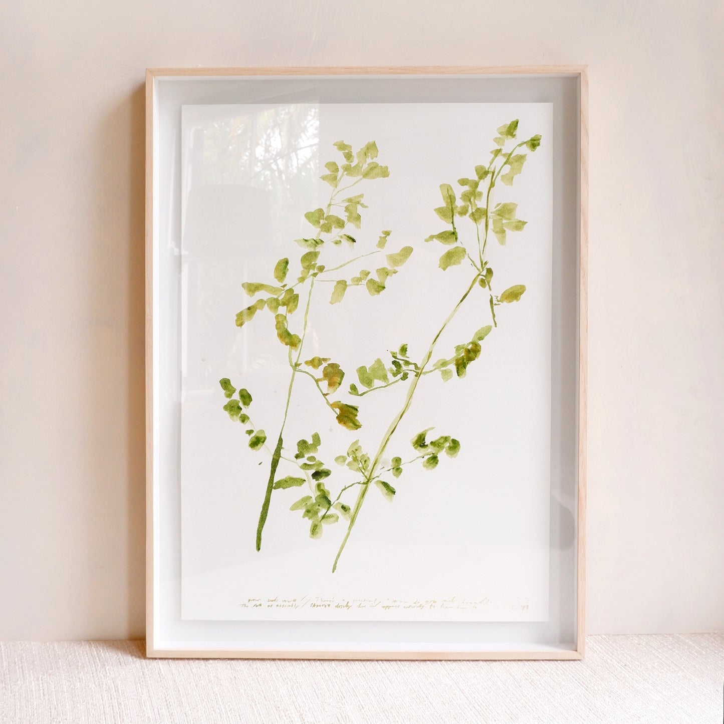 The talk:  Grow seeds well / How do you make bread (framed)