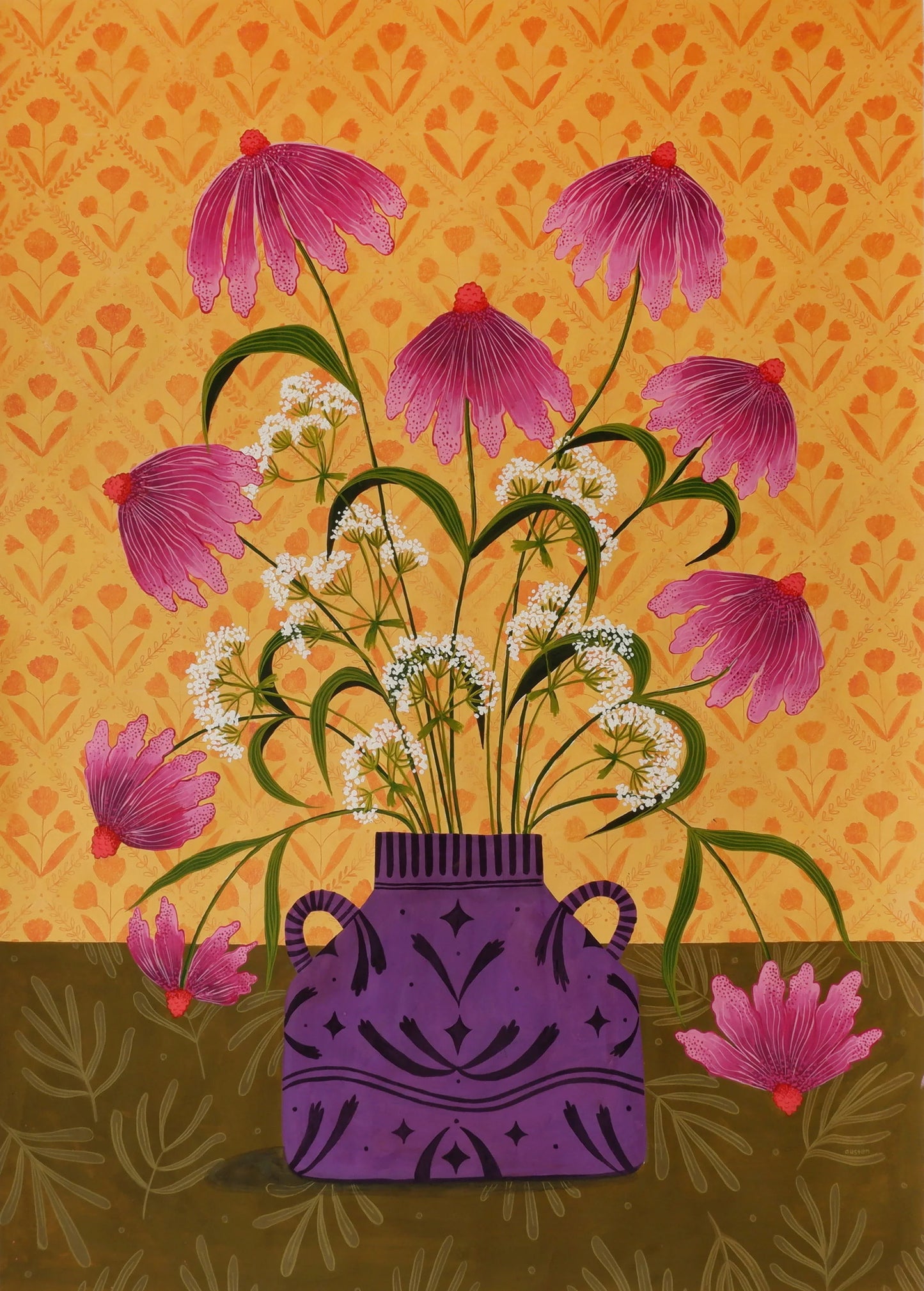 Afternoon Delight: A4 Fine Art Print (Framed)