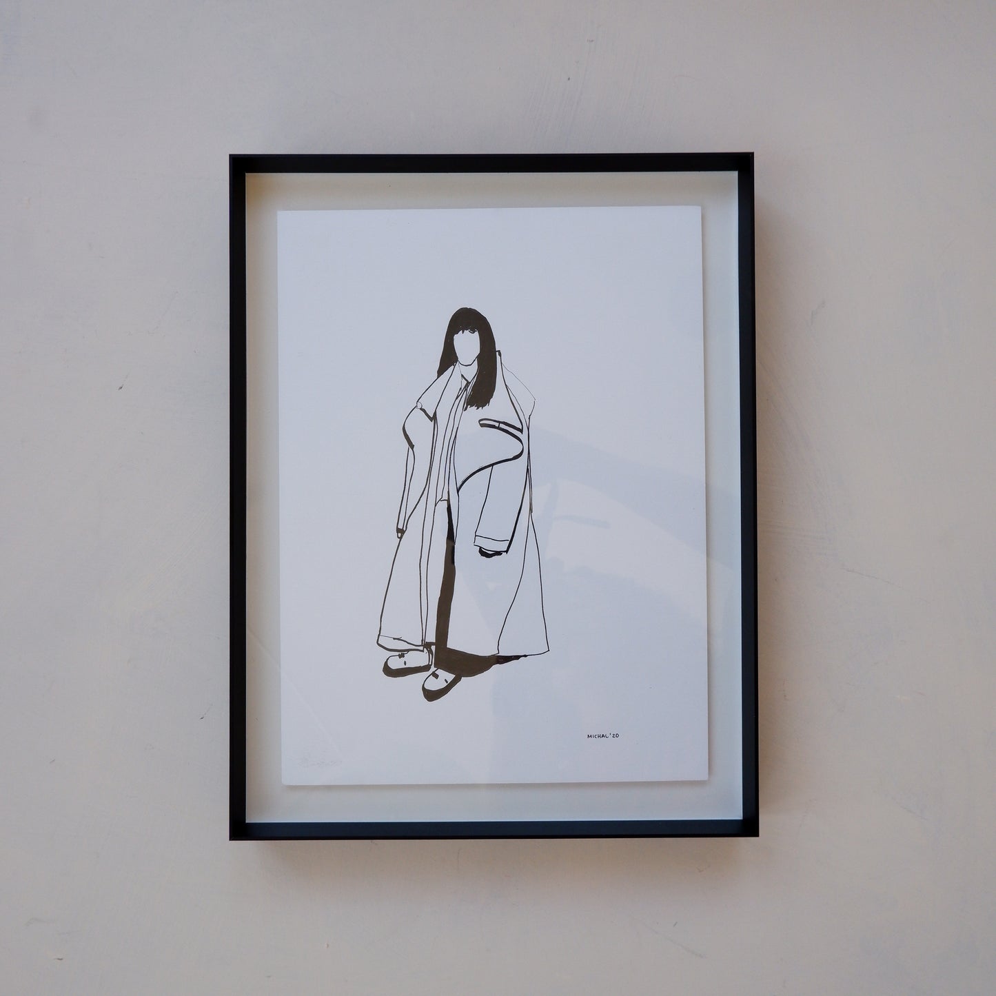 Blogging Royalty (framed)