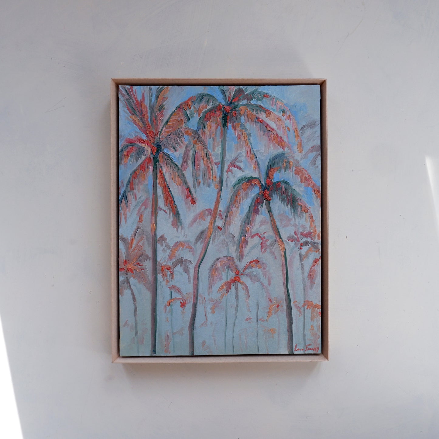Blushing Palms (framed)