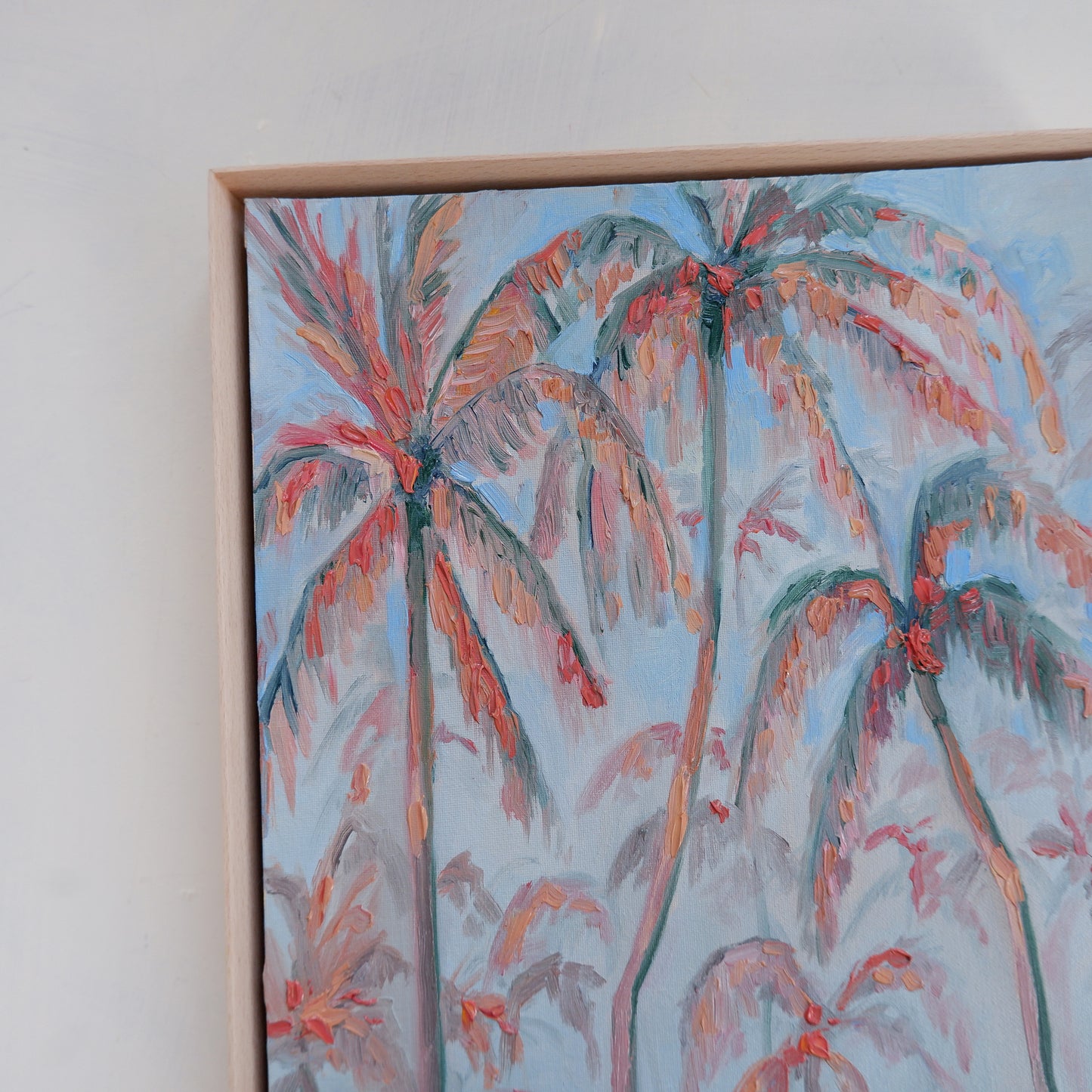 Blushing Palms (framed)