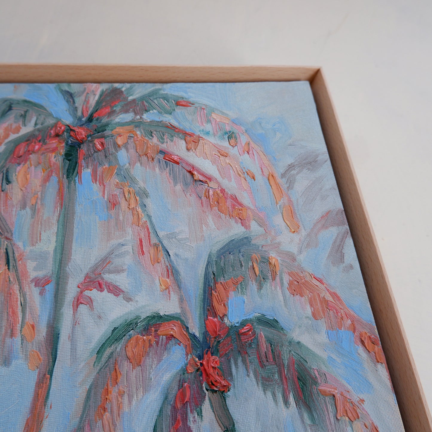 Blushing Palms (framed)