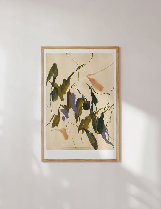 dusk garden (ii) (framed)