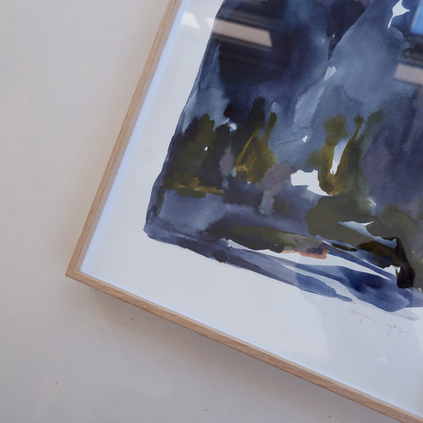 Dusk Mountain (i) (Framed)