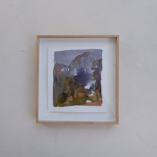 Dusk Mountain (ii) (Framed)