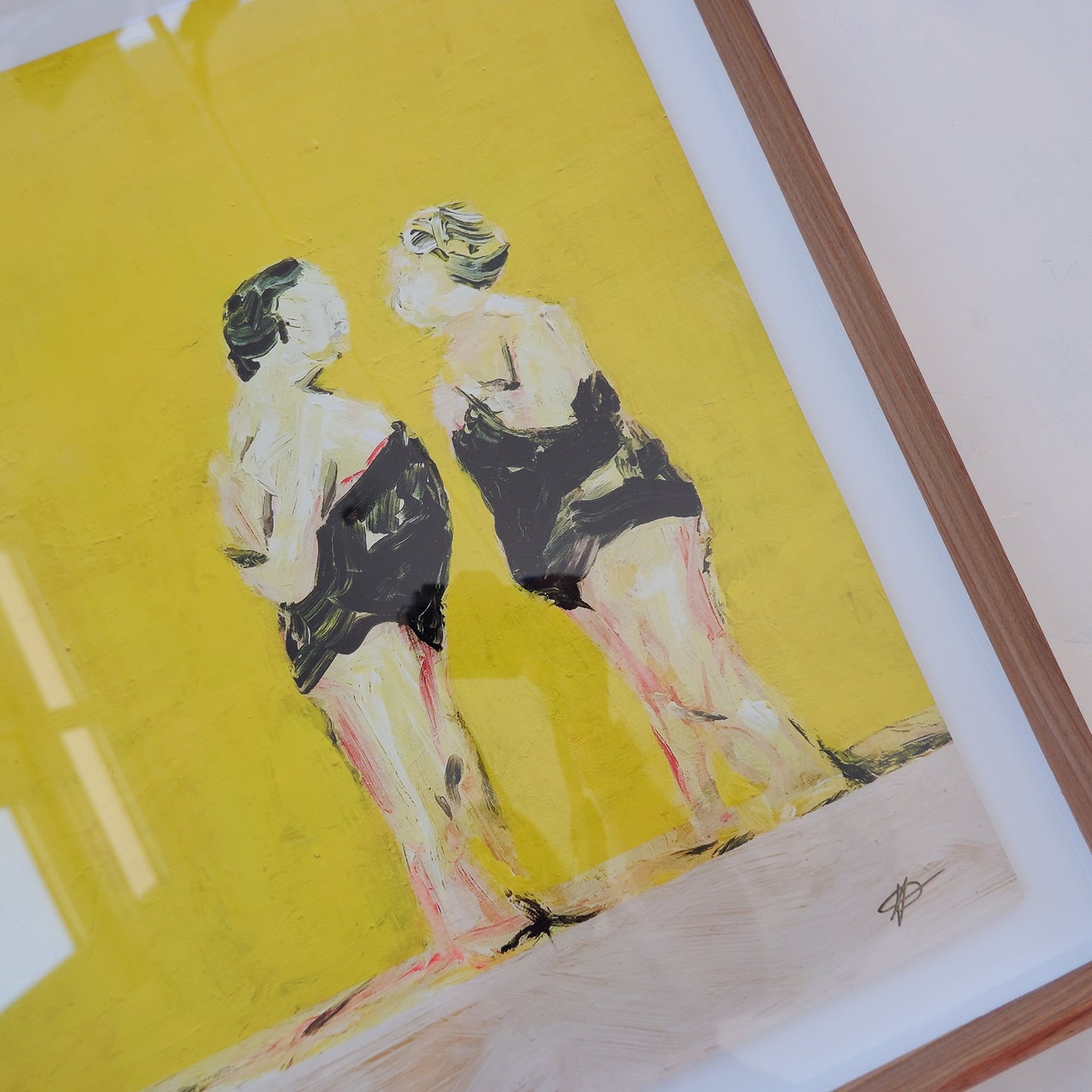 Gossip - Fine art print (Framed)