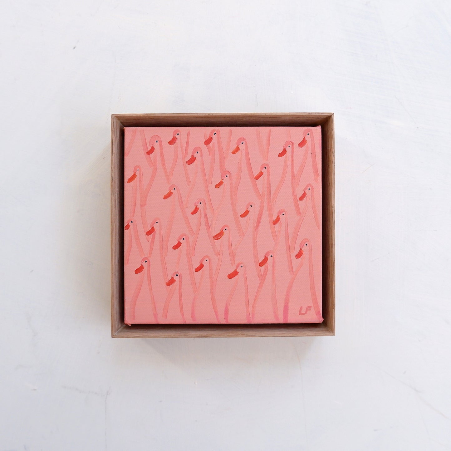 Pink Runner Ducks - Mini (Framed)