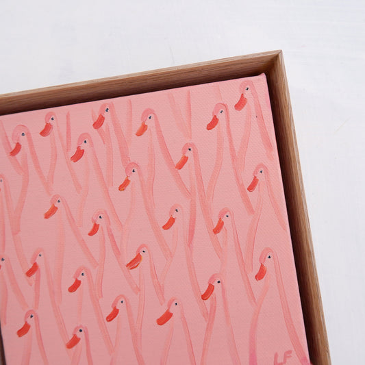 Pink Runner Ducks - Mini (Framed)