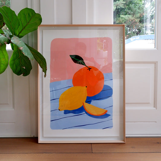 Sun Fruits: Fine art print (Framed)
