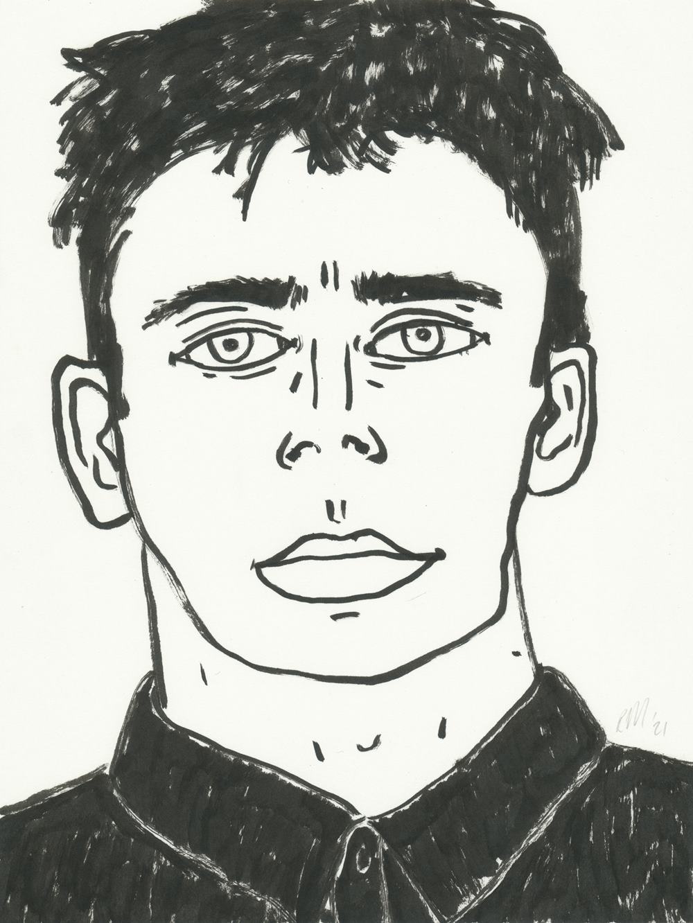 Portrait 127 (framed)