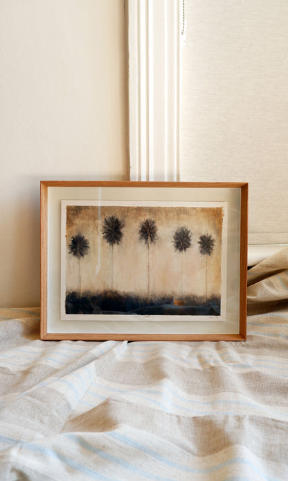 Misty Palms (Framed)