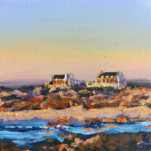 Cottages in Jacobsbaai (Framed)