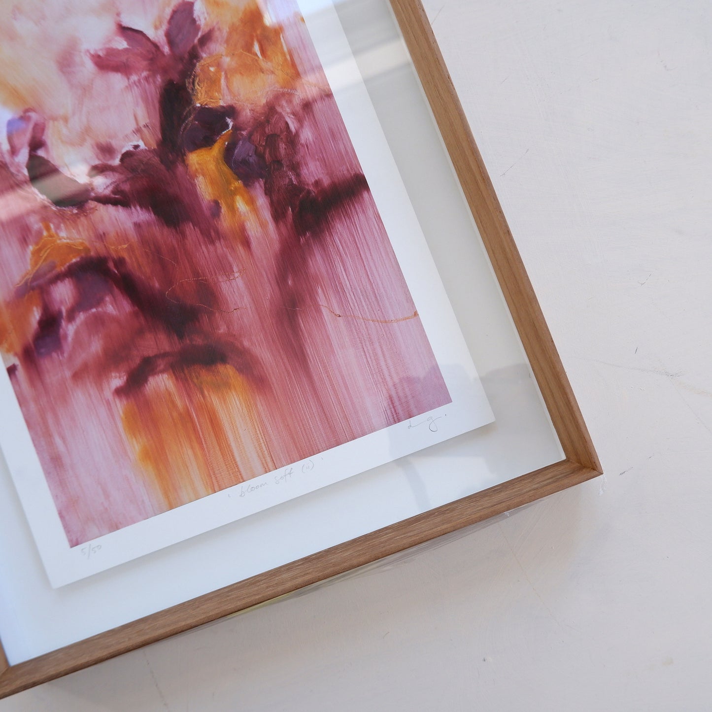 Bloom Soft ii - A4 Fine Art Print (Framed)
