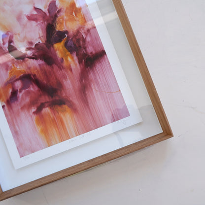 Bloom Soft ii - A4 Fine Art Print (Framed)