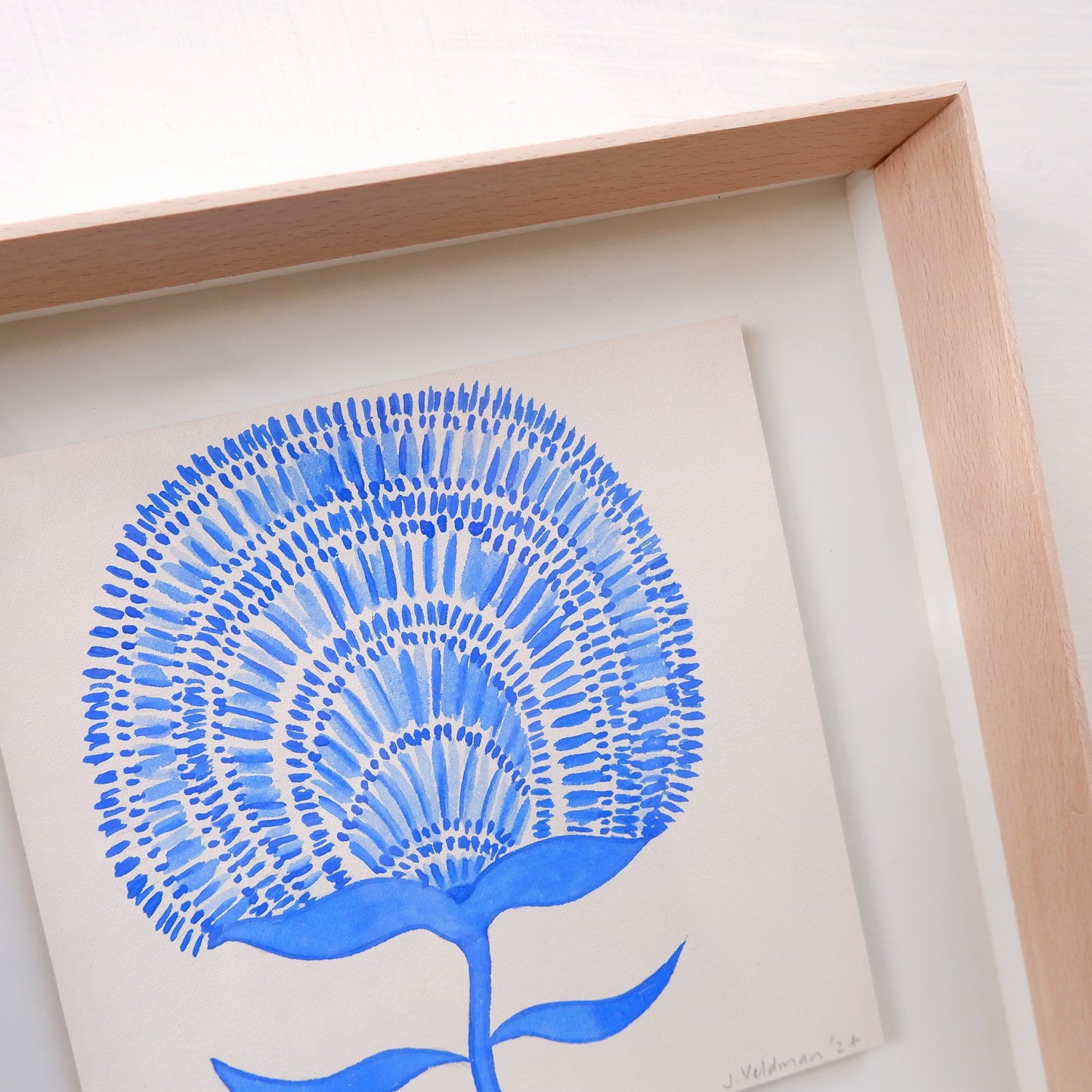 Blue Egyptian 3 (Framed)